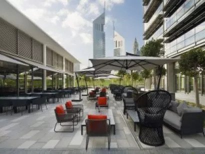 Ibis one hotel outdoor terrace area